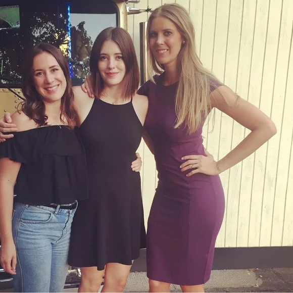 Purple form fitting midi cocktail dress - size M - Picture 6 of 6